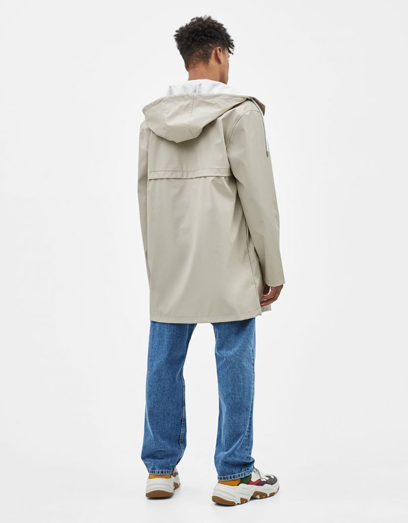 Raincoat with slogan print 2