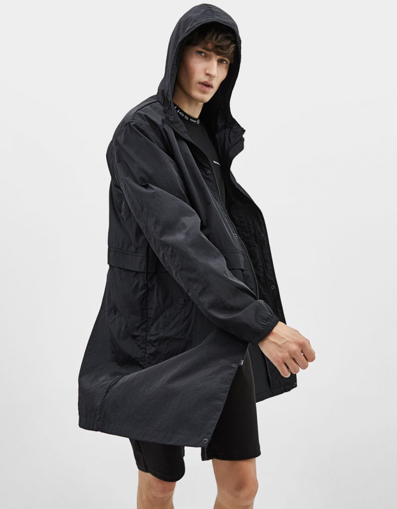 Hooded nylon parka 3