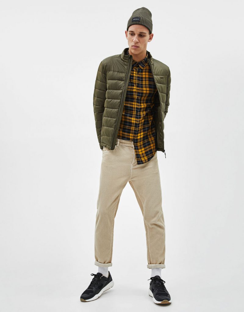Khaki puffer jacket 2