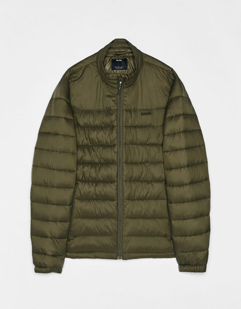 Khaki puffer jacket 4