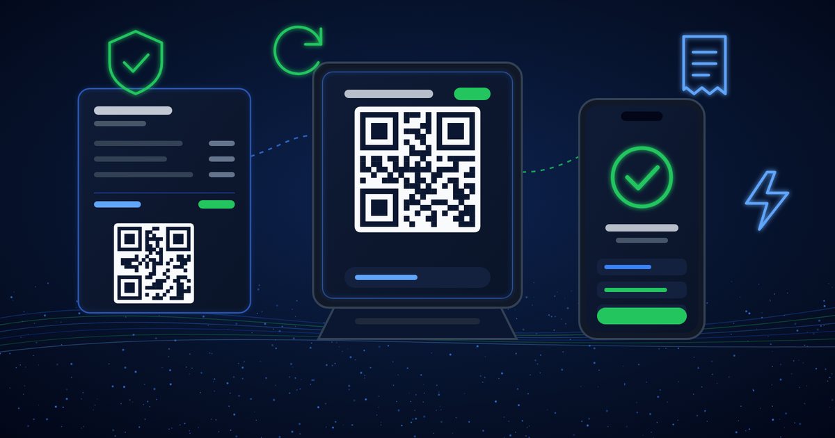 Raast dynamic QR code on a bill, a POS display and a phone confirming payment