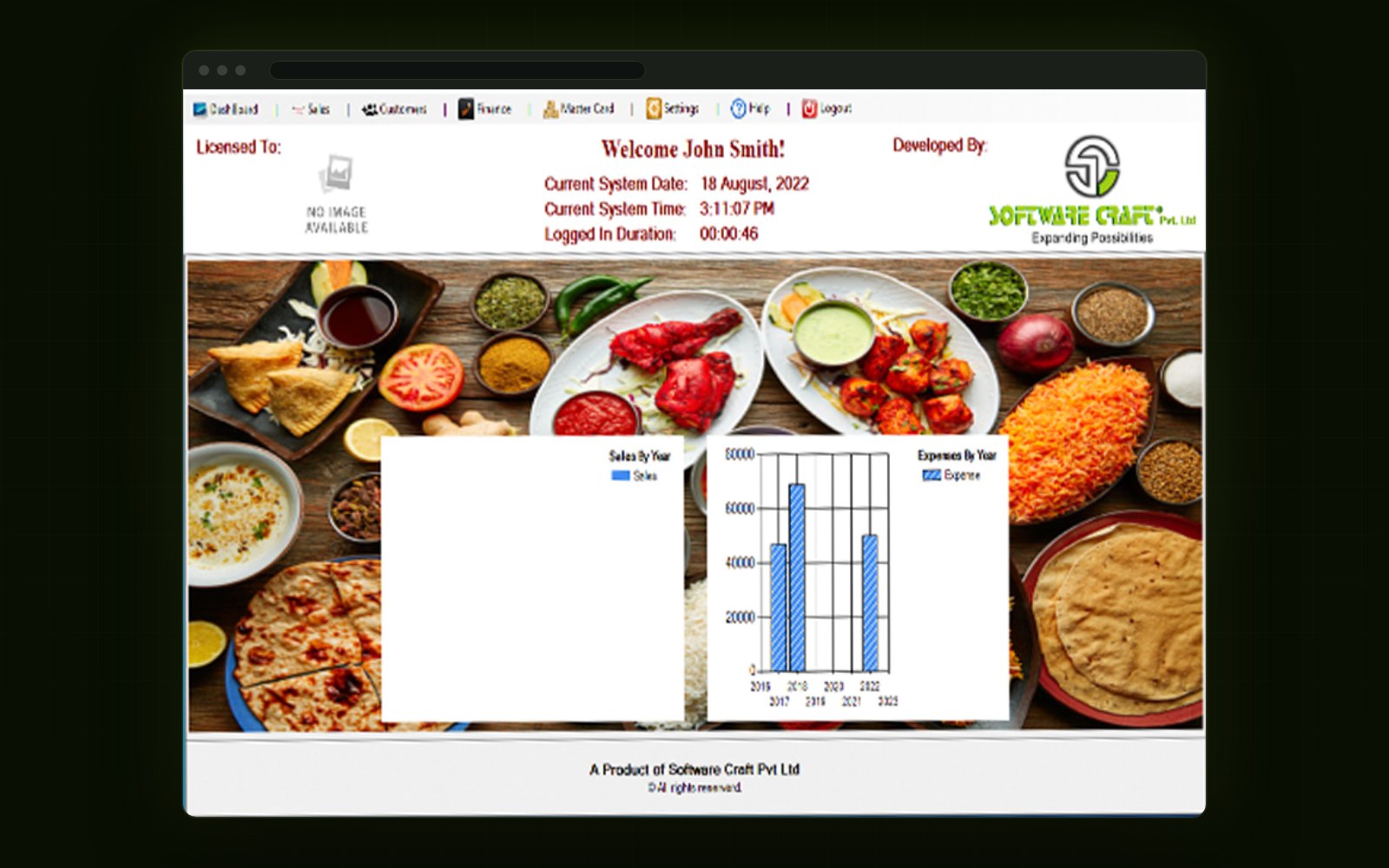 Restro Pro screen in a browser window